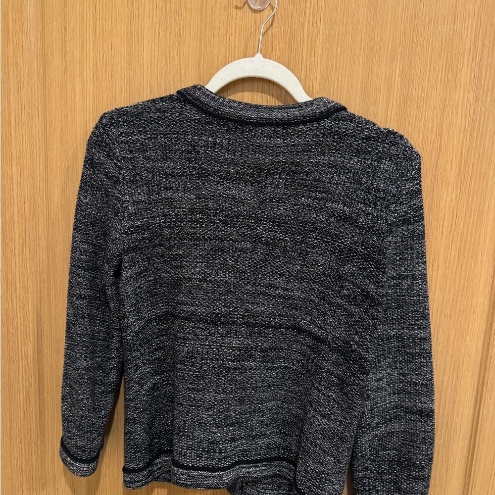Style & Co. Charcoal Gray Sweater Cardigan